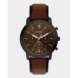 Fossil Mens Neutra Leather Watch In Brown