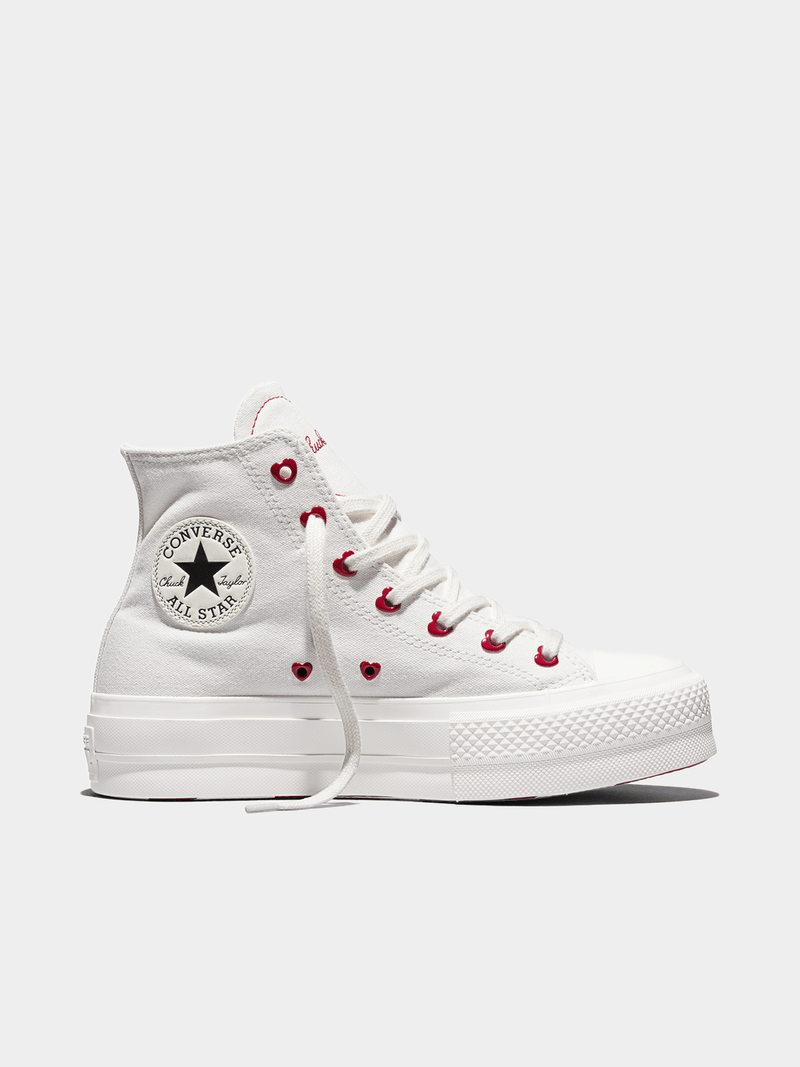 Converse Women'S Chuck Taylor All Star Lift Vintage White Sneaker