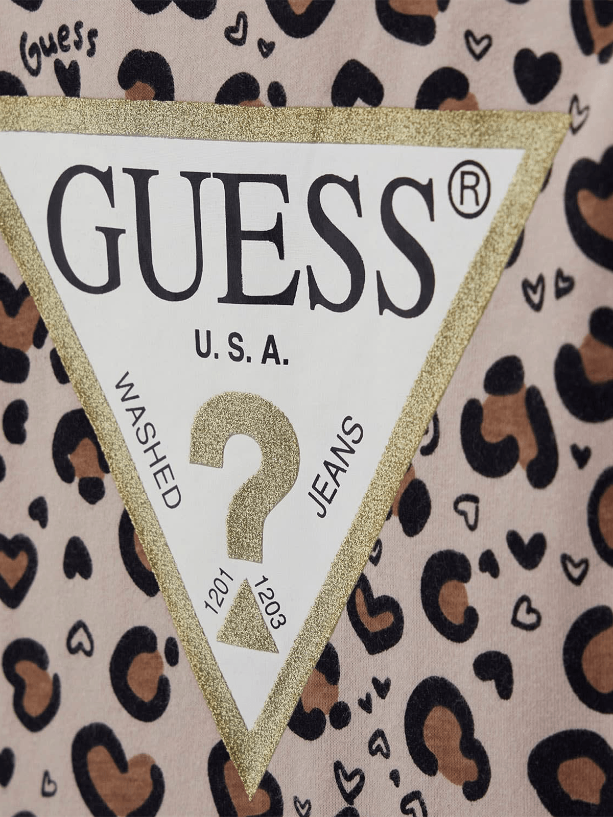 Guess Kids 2G Ls T Shirt Ashen Slate