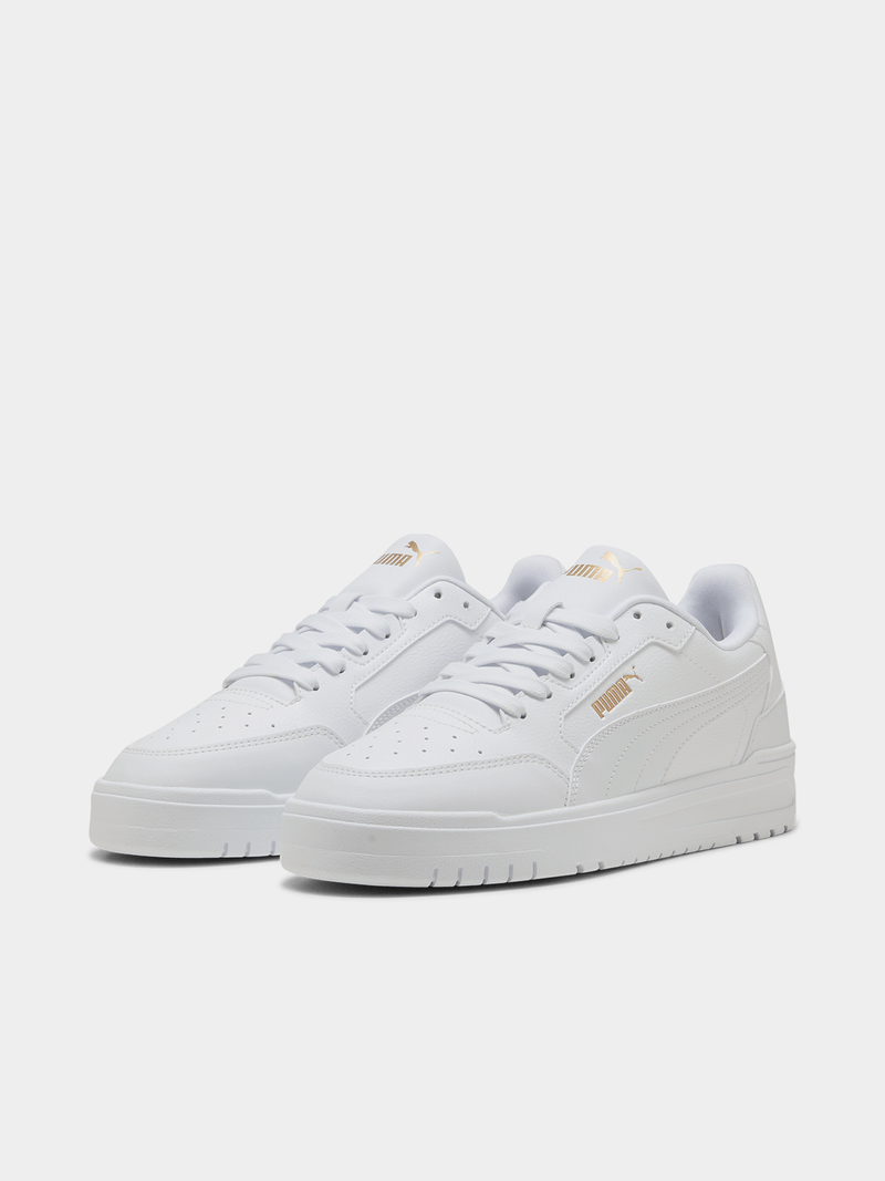 Puma Mens Shuffle Downtown Sneakers In White