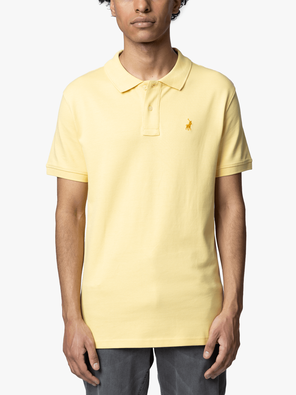 Polo Mens Essential Golfer In Yellow