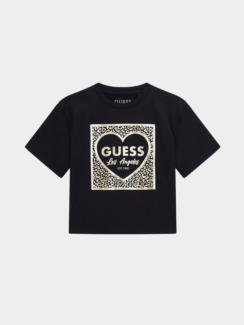 Guess Girls T-shirt In Black