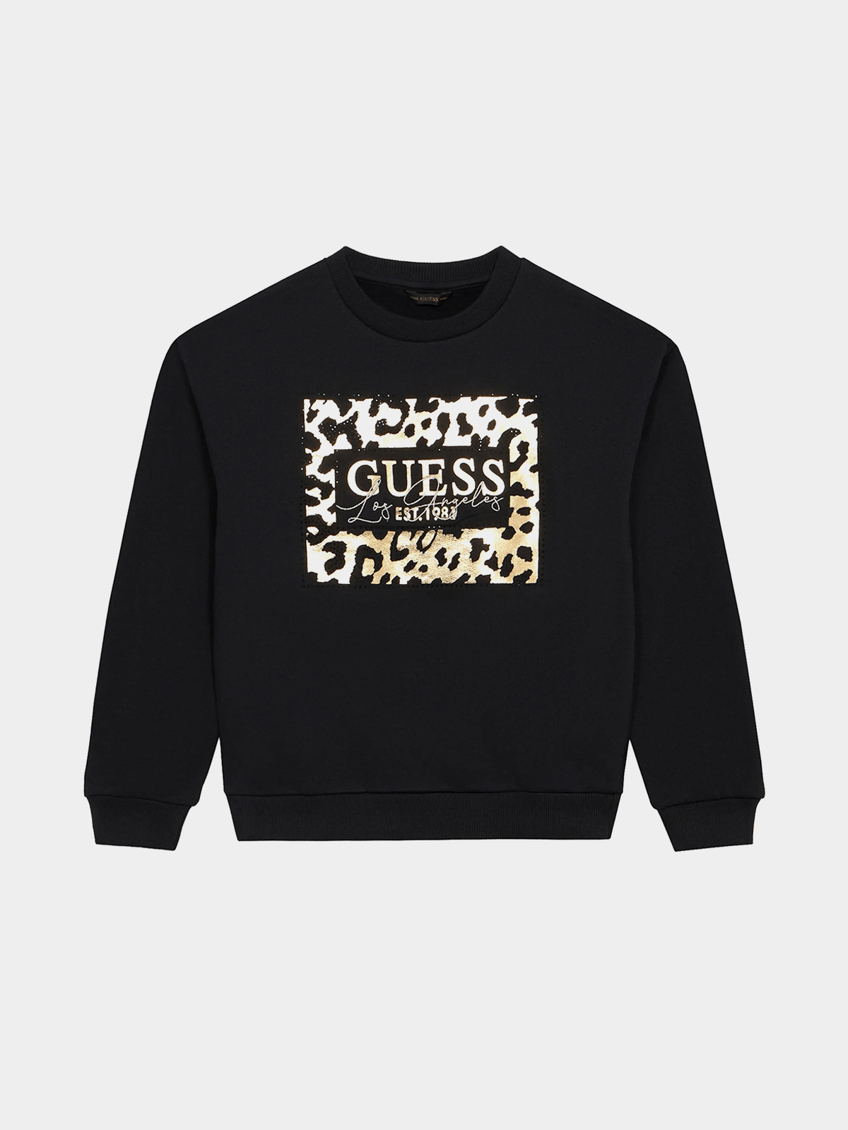 Guess Girls Active Sweatshirt In Black
