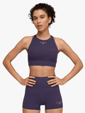 Puma Womens Hyrox Shapeluxe High Neck Sports Bra In Plum