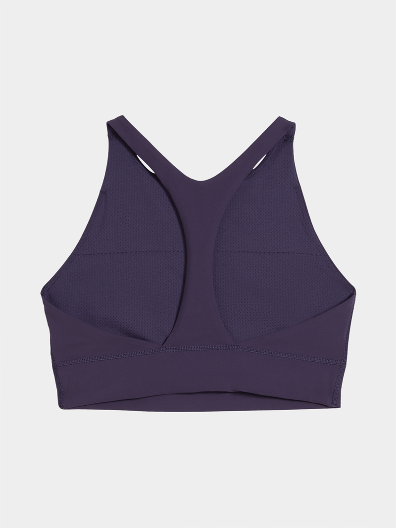 Puma Womens Hyrox Shapeluxe High Neck Sports Bra In Plum