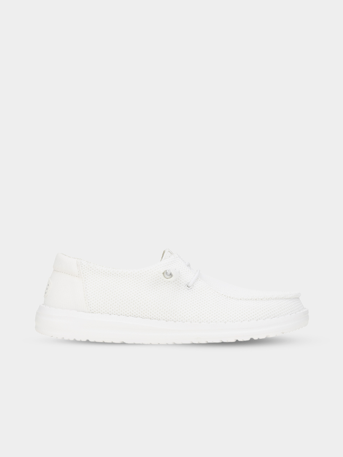 Hey Dude Ladies Wendy Strech Sox Shoes In White