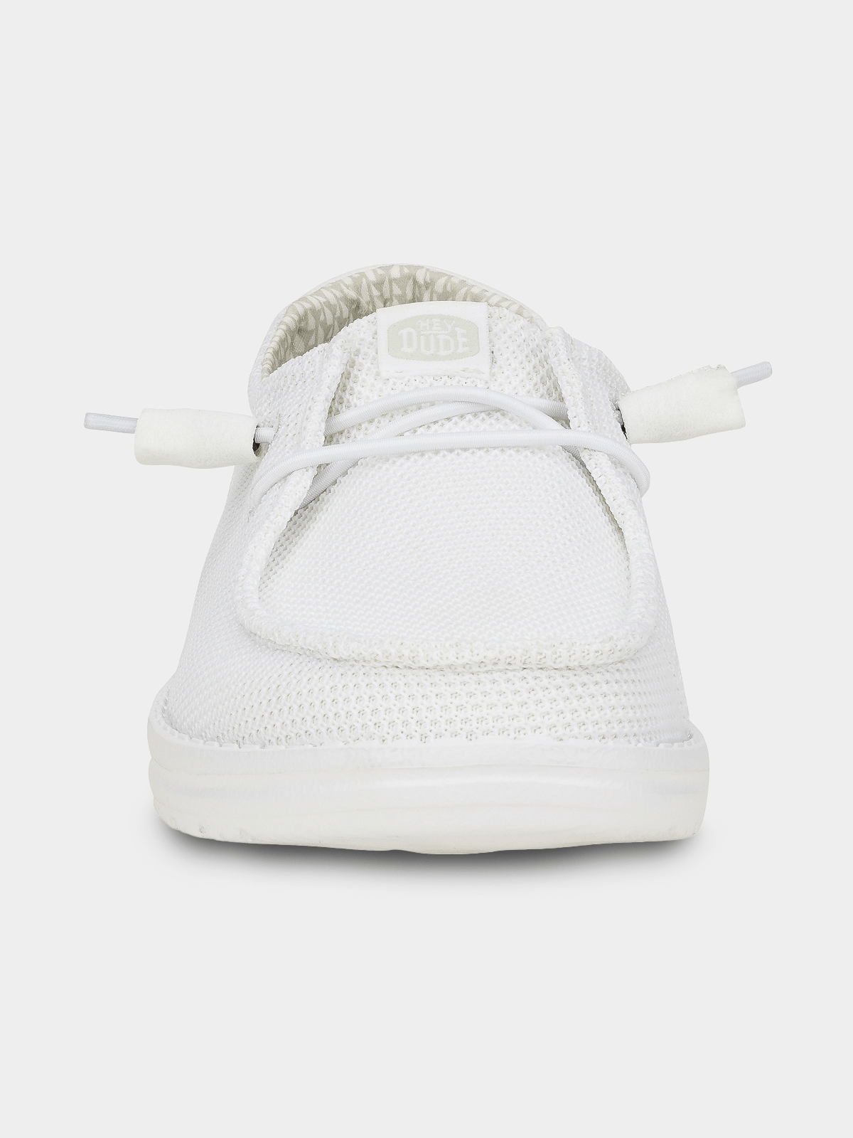 Hey Dude Ladies Wendy Strech Sox Shoes In White