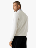 Guess Mens Cn Basic Sweatshirt In White