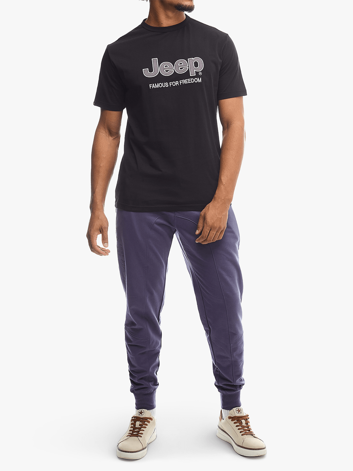 Jeep Mens Core Applique T-Shirt In Black