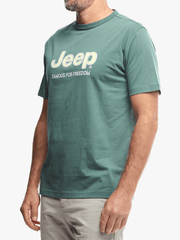 Jeep Mens Core Applique T-Shirt In Green