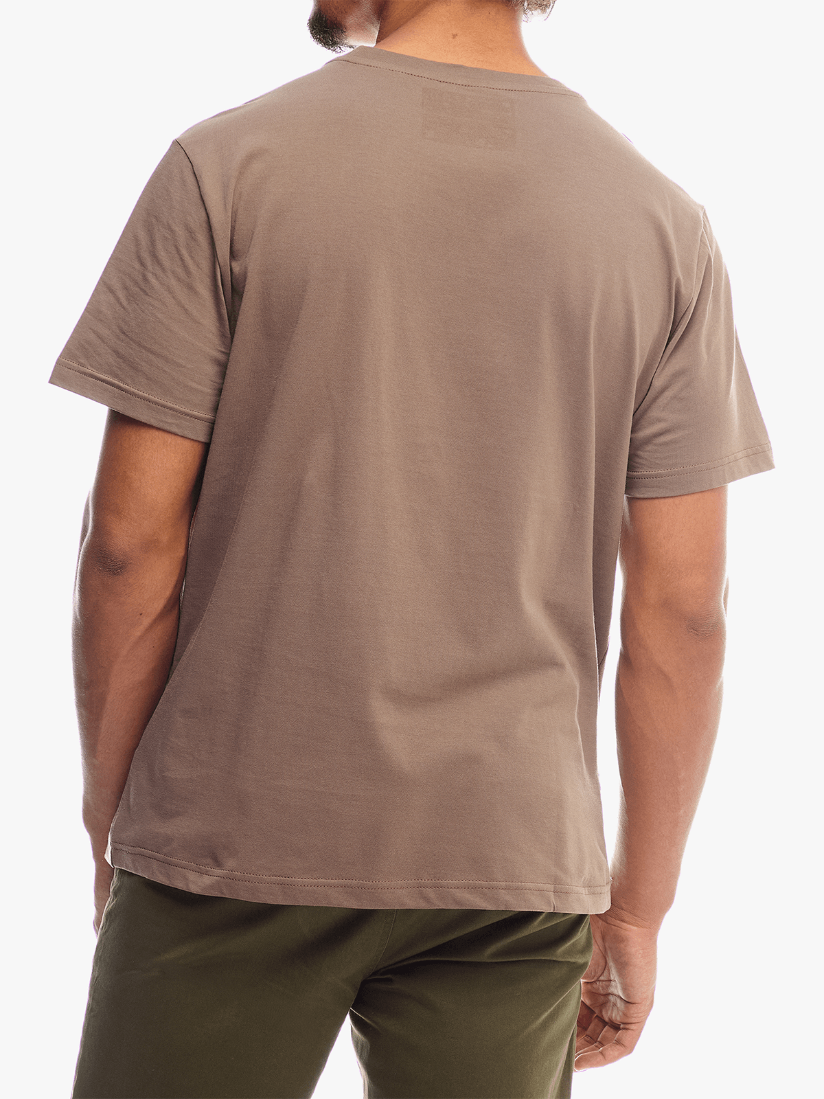 Jeep Mens Core Logo Grill T-Shirt In Brown