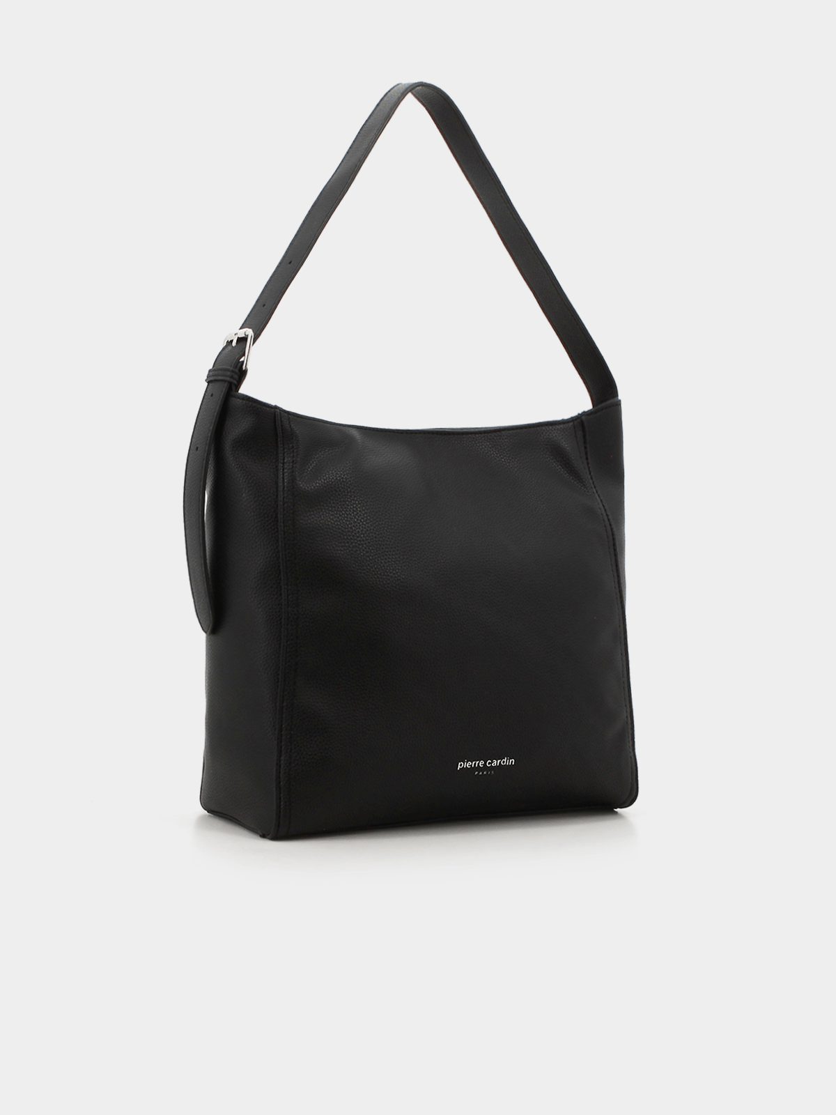 Pierre Cardin Slouch Hobo Bag In Black