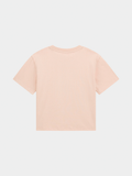 Guess Girls Crop Top T-shirt In Pink