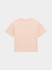 Guess Girls Crop Top T-shirt In Pink
