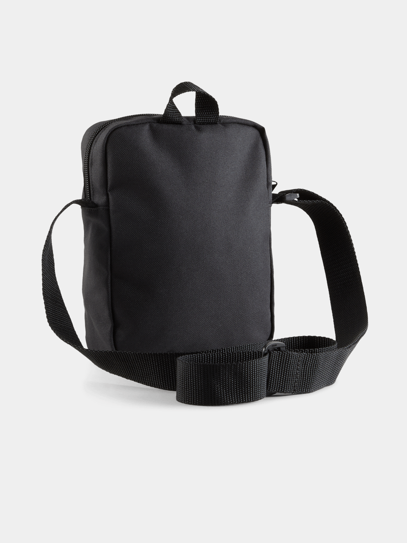 Puma Unisex Plus Portable Crossbody Bag In Black
