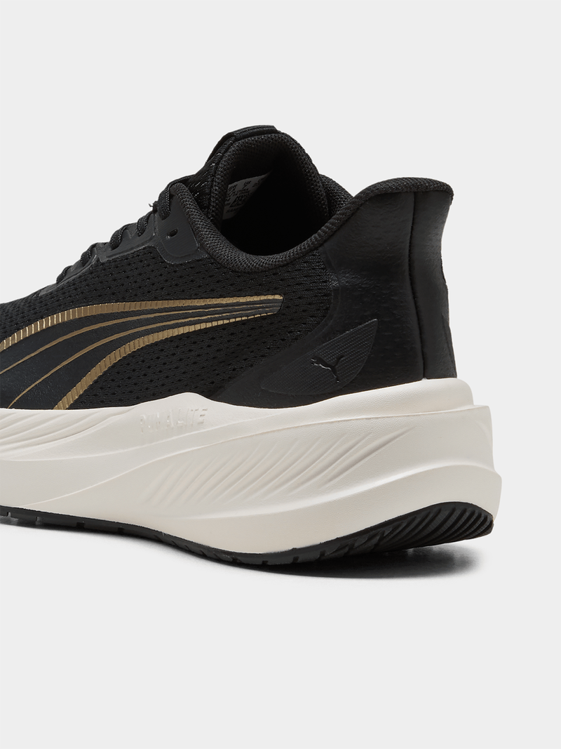 Puma Dasher Lite Womens Shoes In Black & Gold