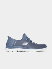 Skechers Womens Summits Slate Sneaker In Blue