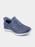 Skechers Womens Summits Slate Sneaker In Blue