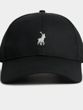 Polo Mens 6 Panel  Classic Peak Cap In Black