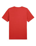 Puma Red Essentials 2 Color No.1 Logo Tee