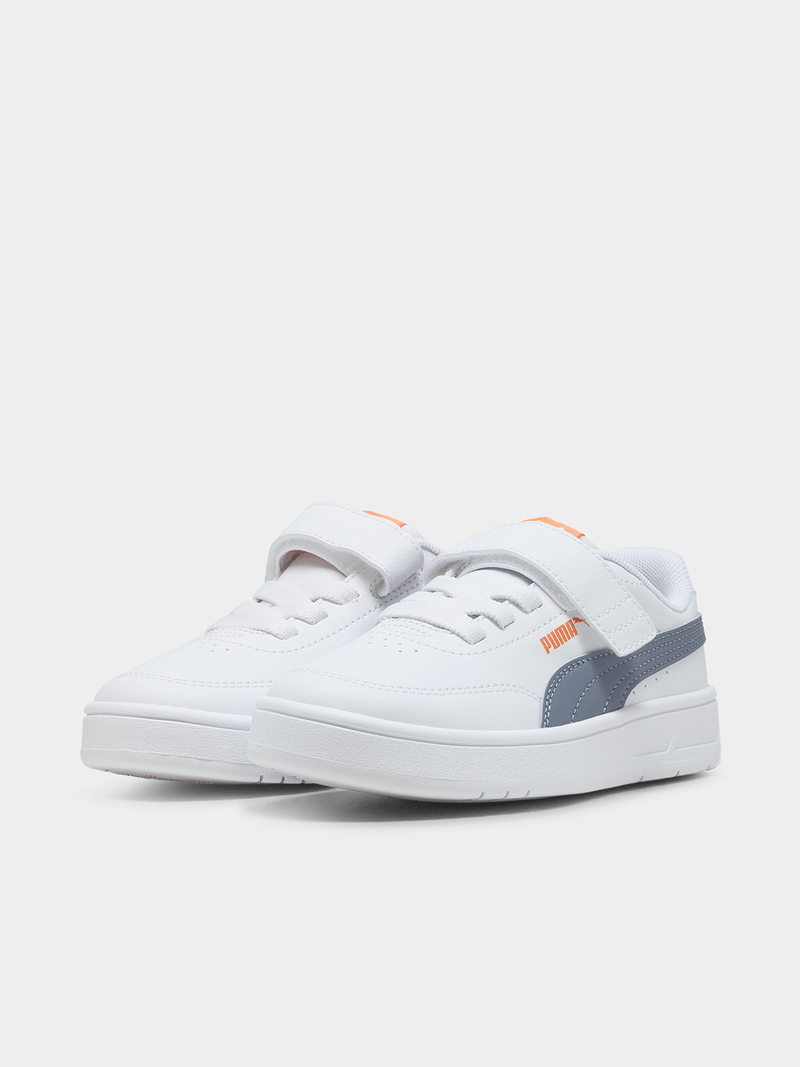 Puma Kids Court Classic Clean Ac+ Ps Shoes