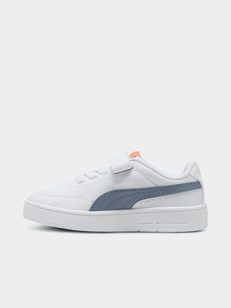 Puma Kids Court Classic Clean Ac+ Ps Shoes