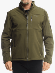 Jeep Mens Core Softshell Jacket Olive