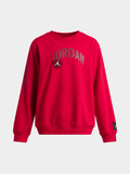 Jordan Boys MJ Dynasty Crew Neck Sweatshirt In Red