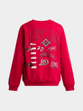 Jordan Boys MJ Dynasty Crew Neck Sweatshirt In Red