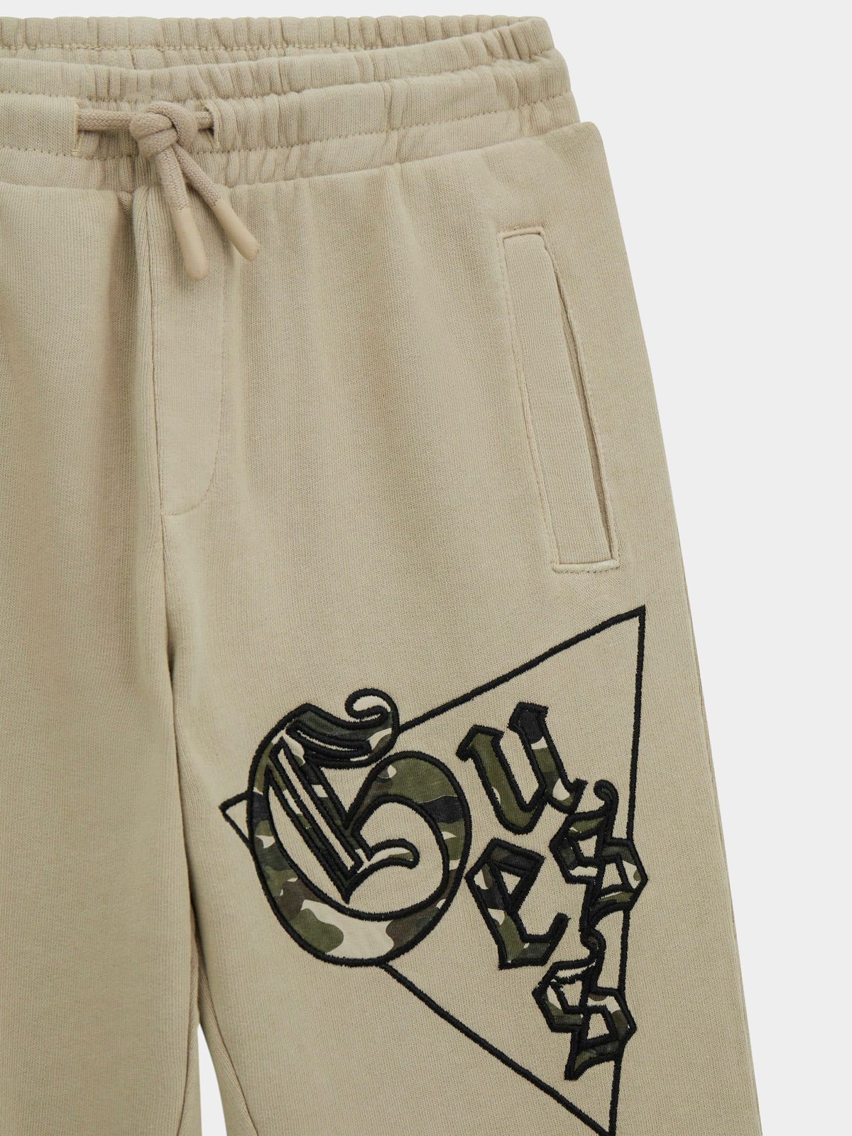 Guess Boys Dye Active Pants In Stone