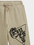 Guess Boys Dye Active Pants In Stone