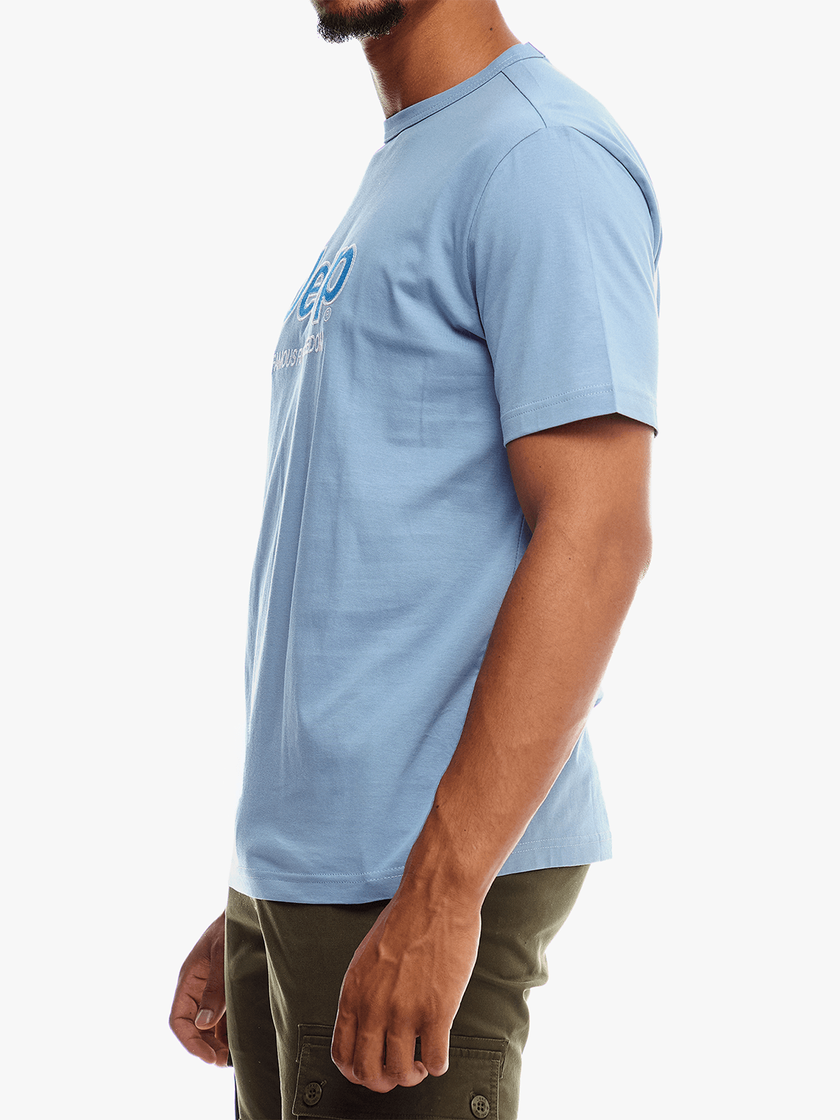 Jeep Mens Core Applique T-Shirt In Blue