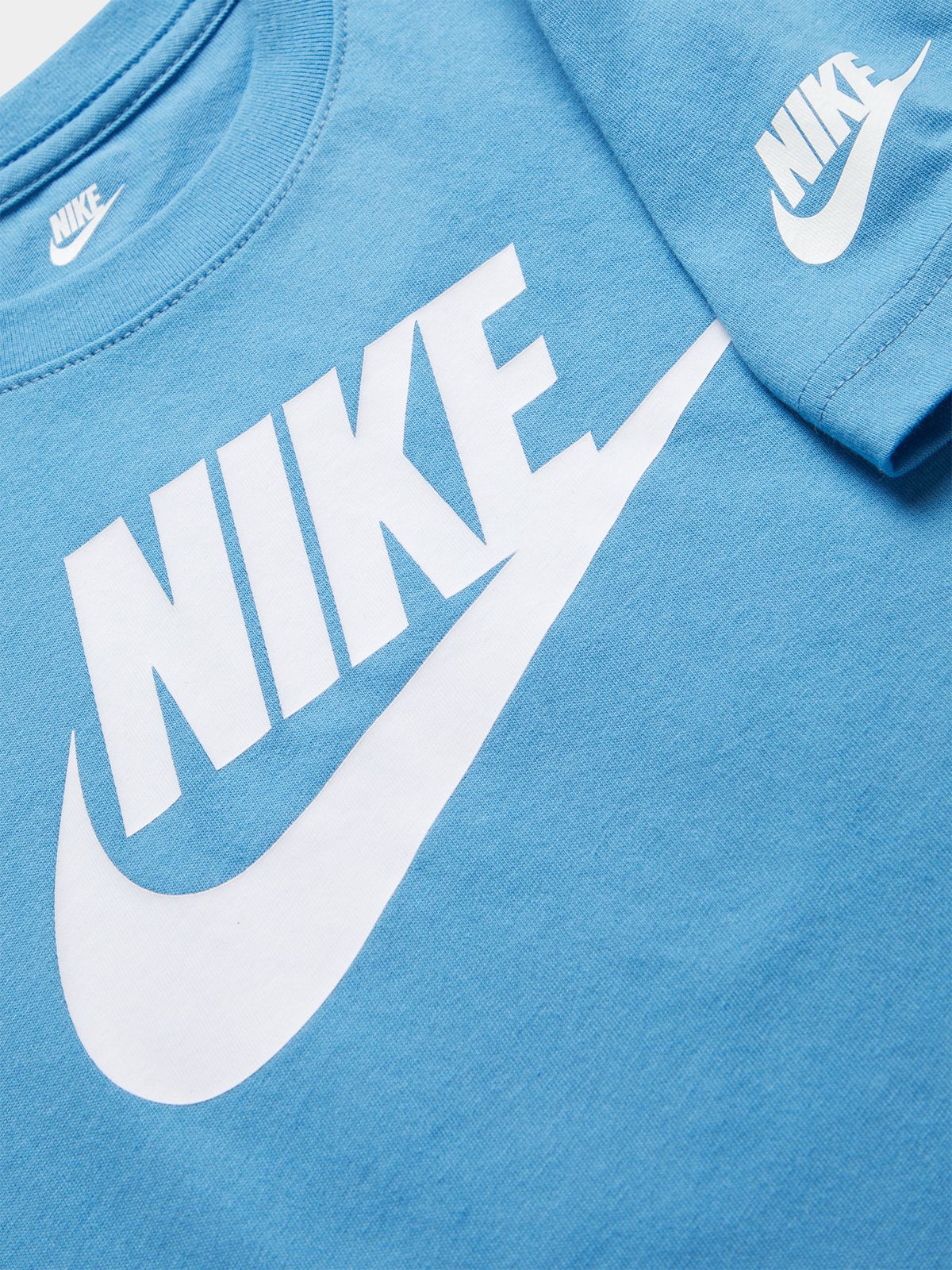 Nike Unisex Kids Future Evergreen T-Shirts In University Blue