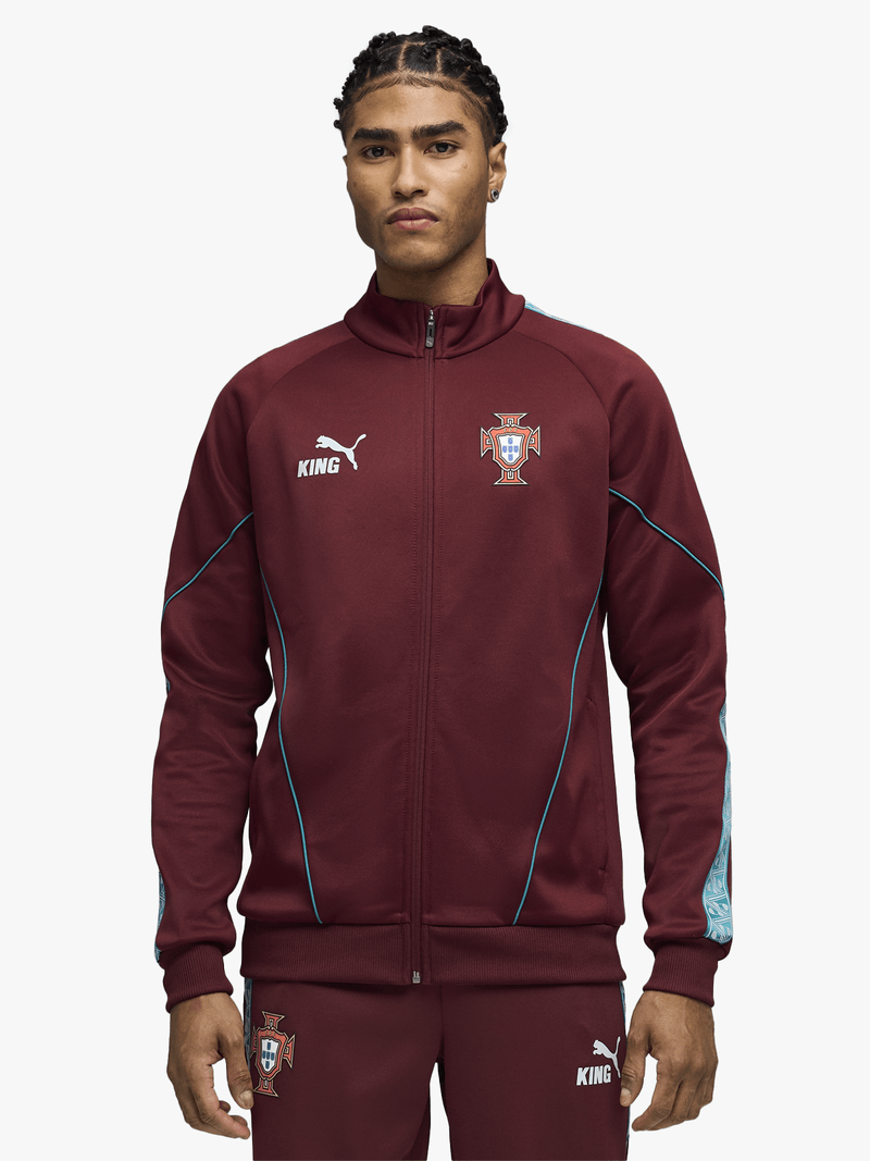 Puma Mens King Anthem Jacket In Maroon