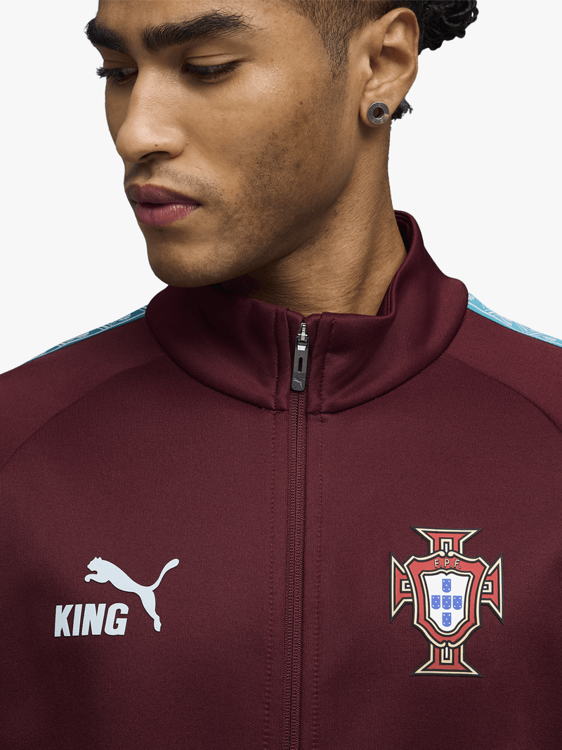 Puma Mens King Anthem Jacket In Maroon