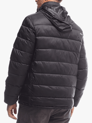 Jeep Mens Core Long Sleeve Puffer Jacket Black