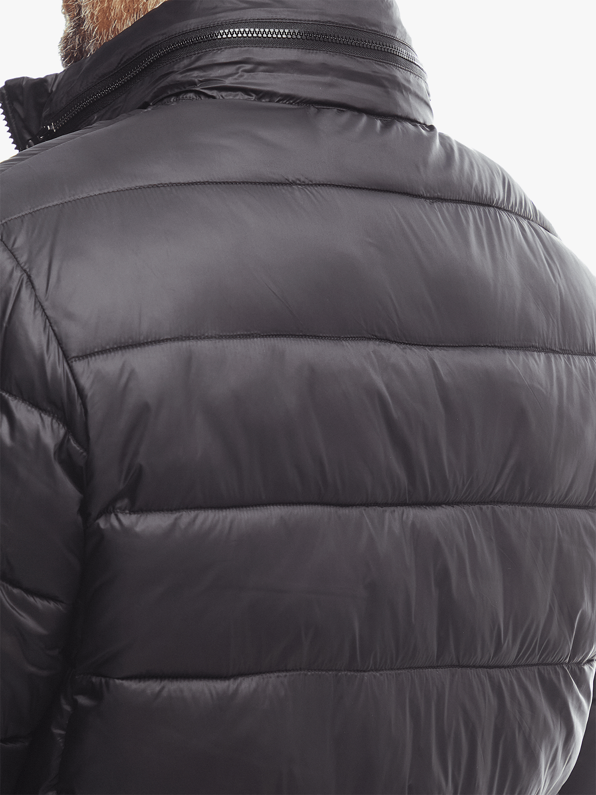 Jeep Mens Core Long Sleeve Puffer Jacket Black