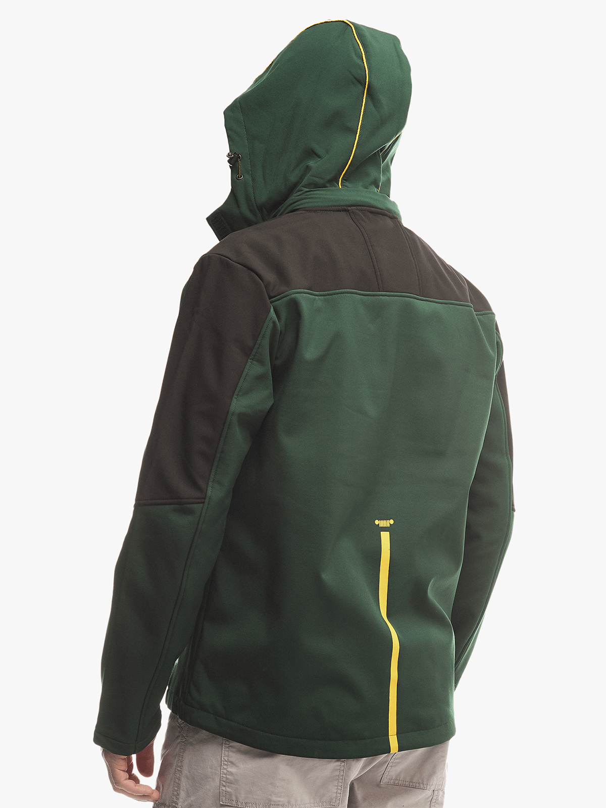 Jeep Mens Supporters Softshell Jacket Green