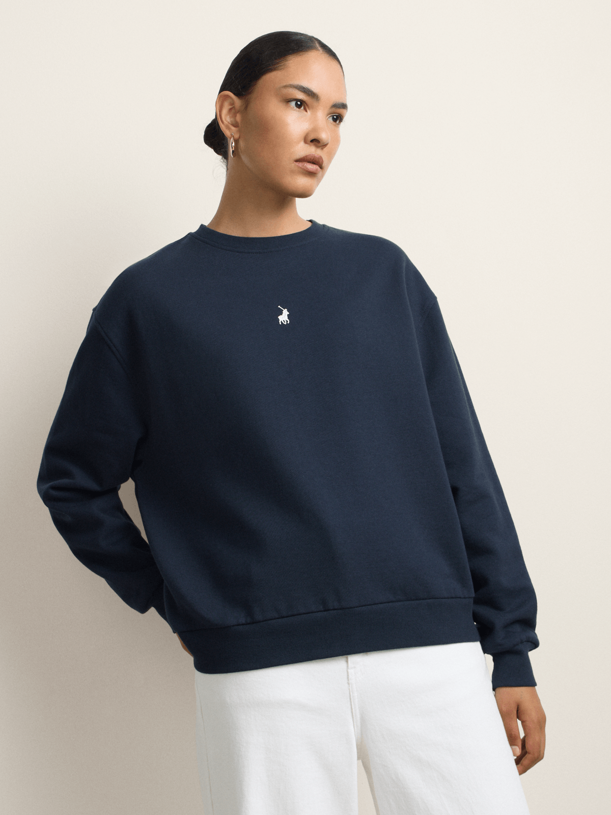 Polo Womens Emma Sports Sweatshirt In Navy