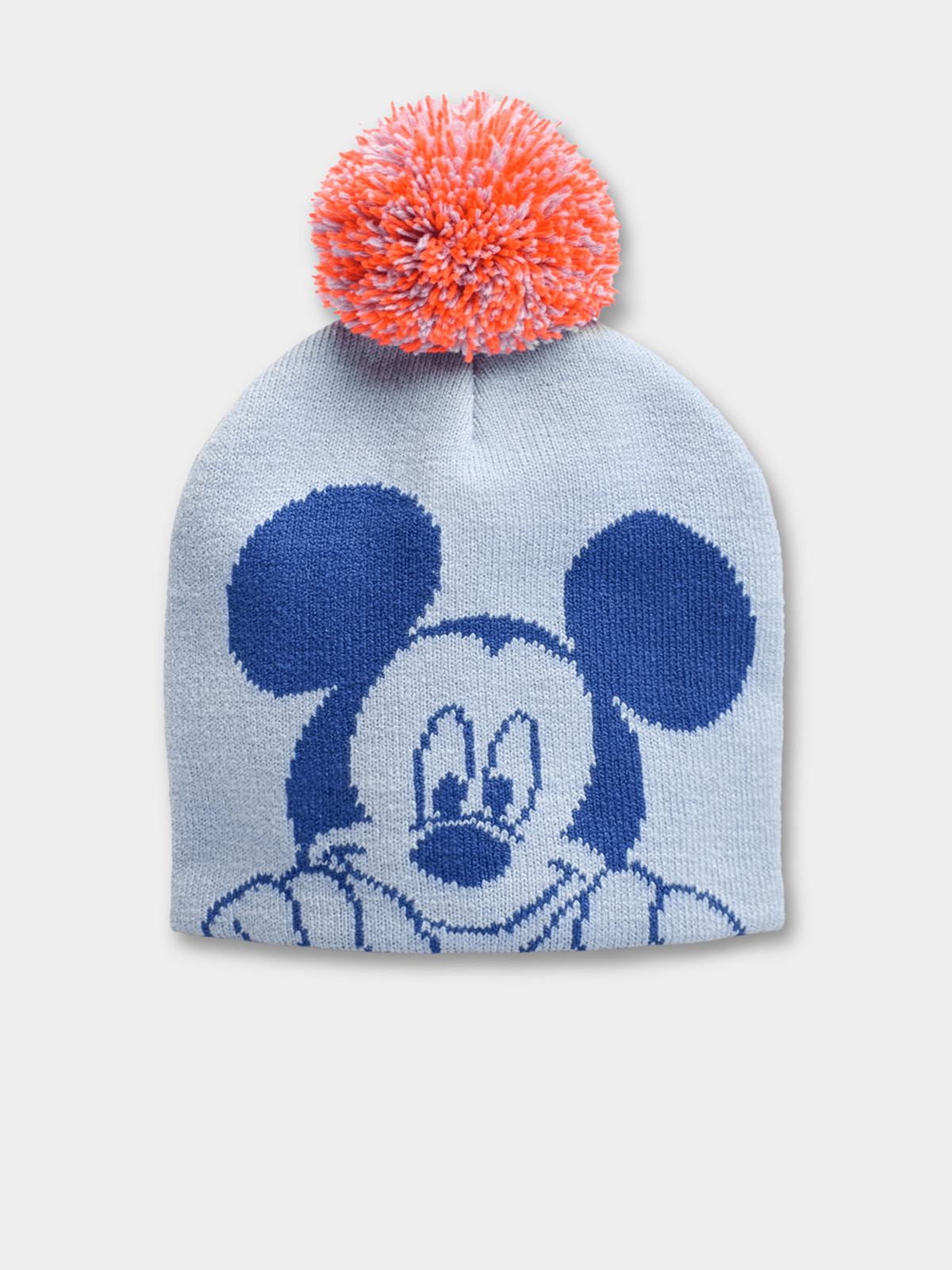 Baby Boys 2 Piece Beanie & Mitten Mickey Mouse Blue