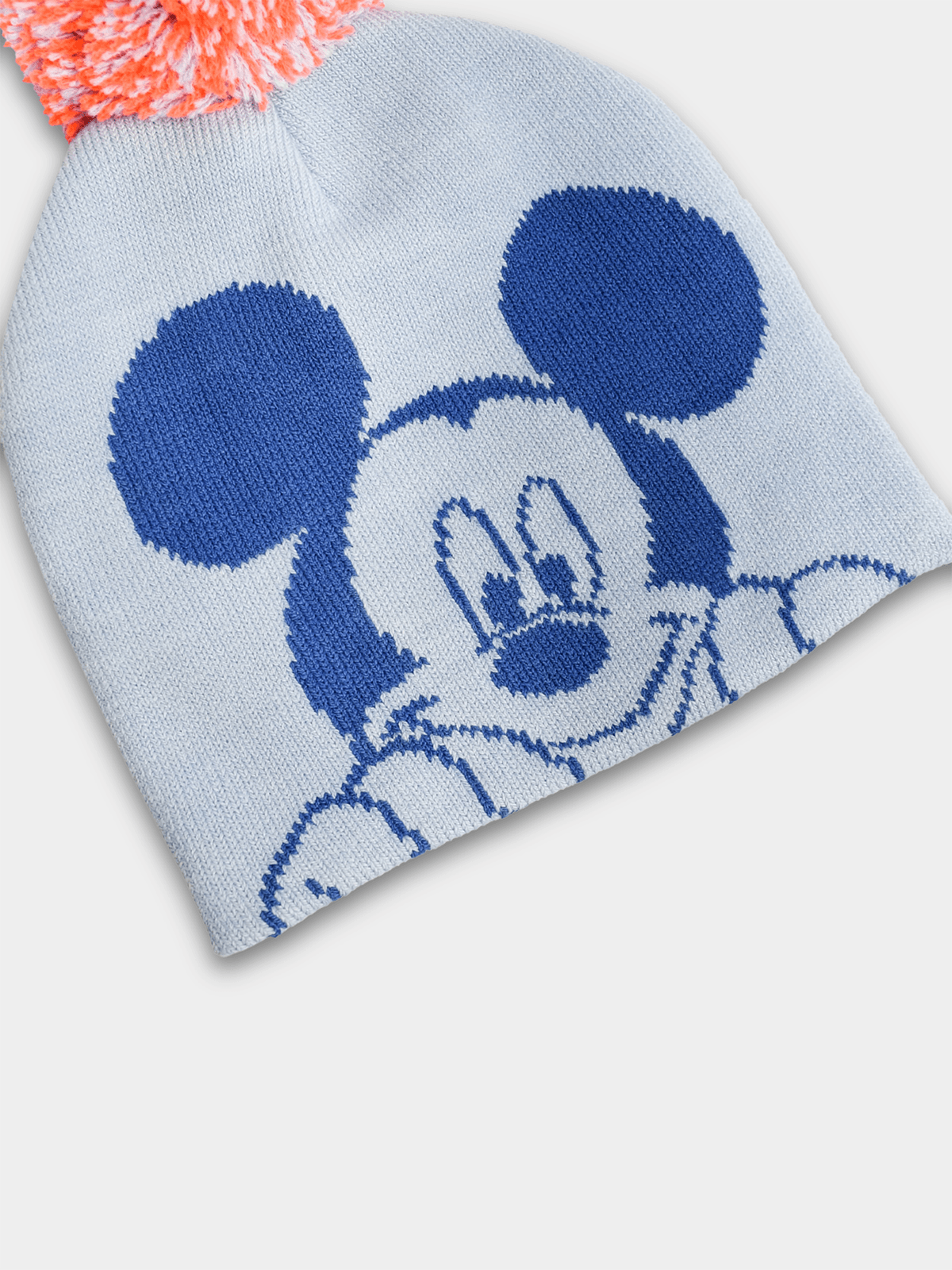 Baby Boys 2 Piece Beanie & Mitten Mickey Mouse Blue