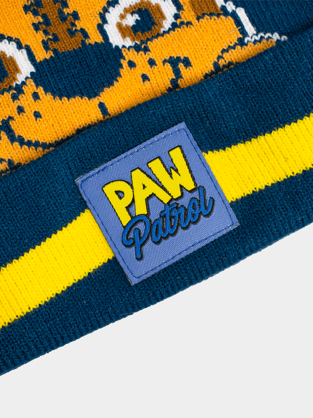 Boys One Up Beanie Paw Patrol Navy Blue/Yellow