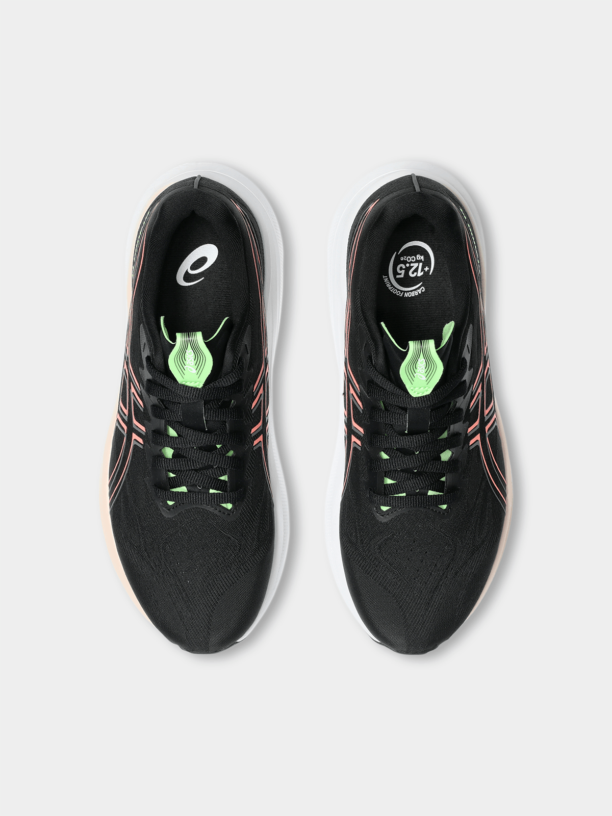 Asics Womens Gt-2000 14 Shoes 003 in Black/Sun Coral