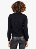 Sissy Boy Womens Walk Away Knit Sweater In Black