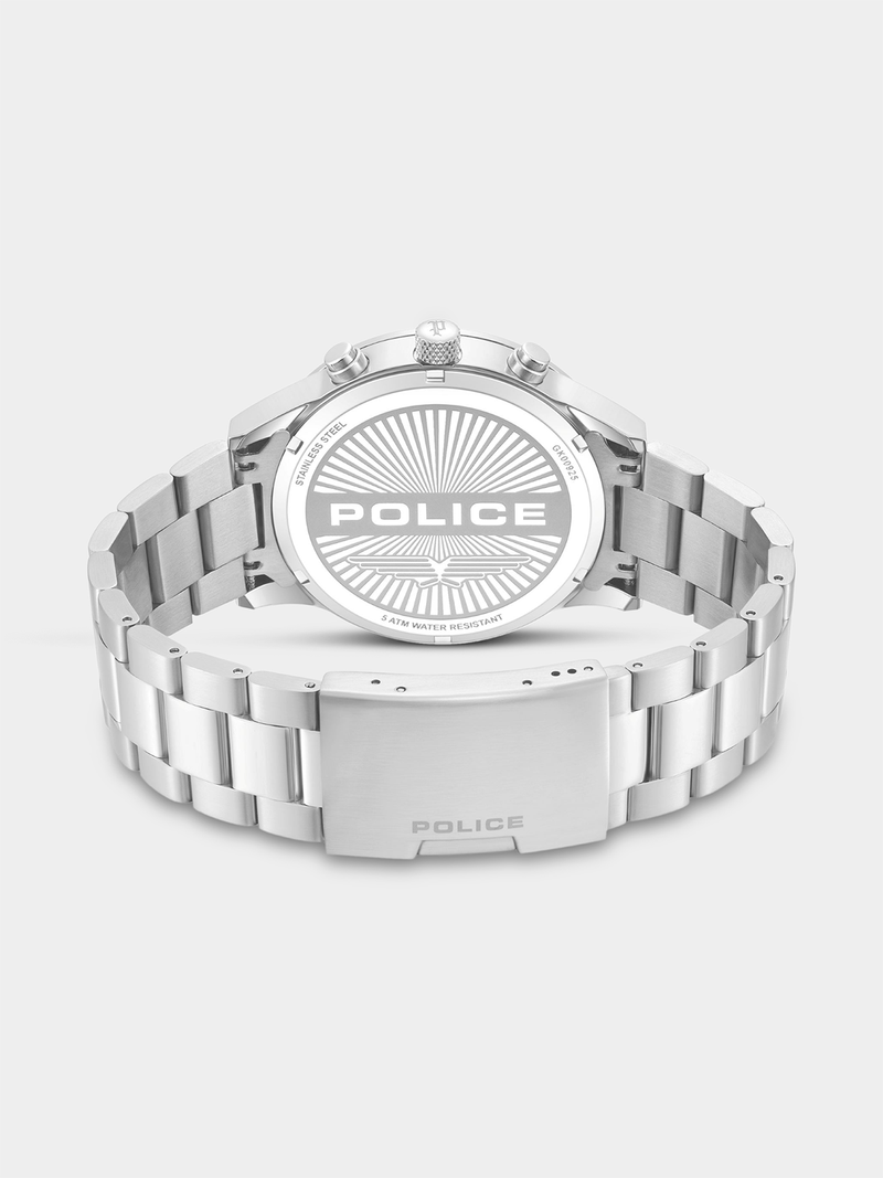Police Mens Levuka Watch In Silver