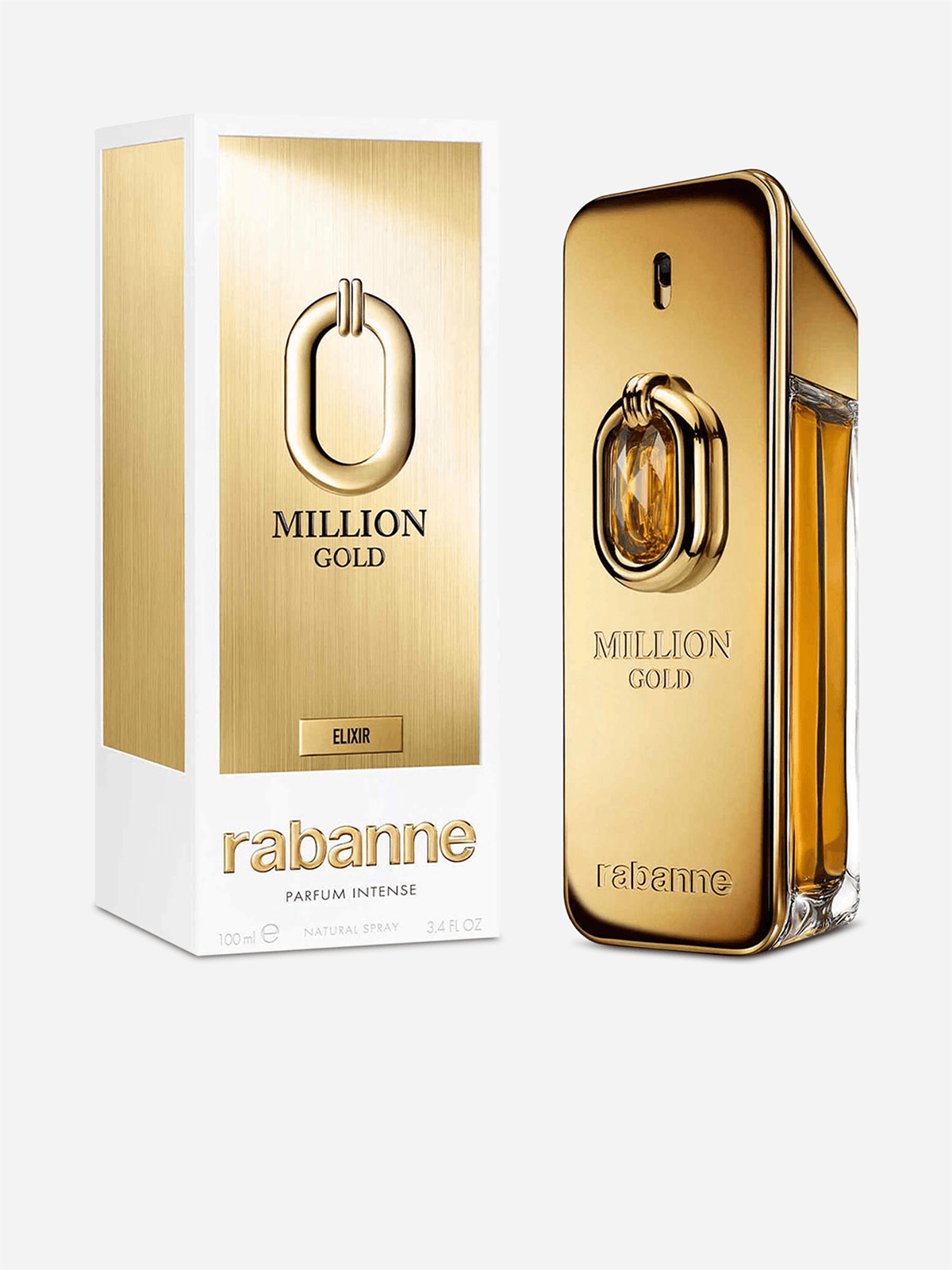 Paco Rabanne Mens Million Gold Elixir Parfum Intense