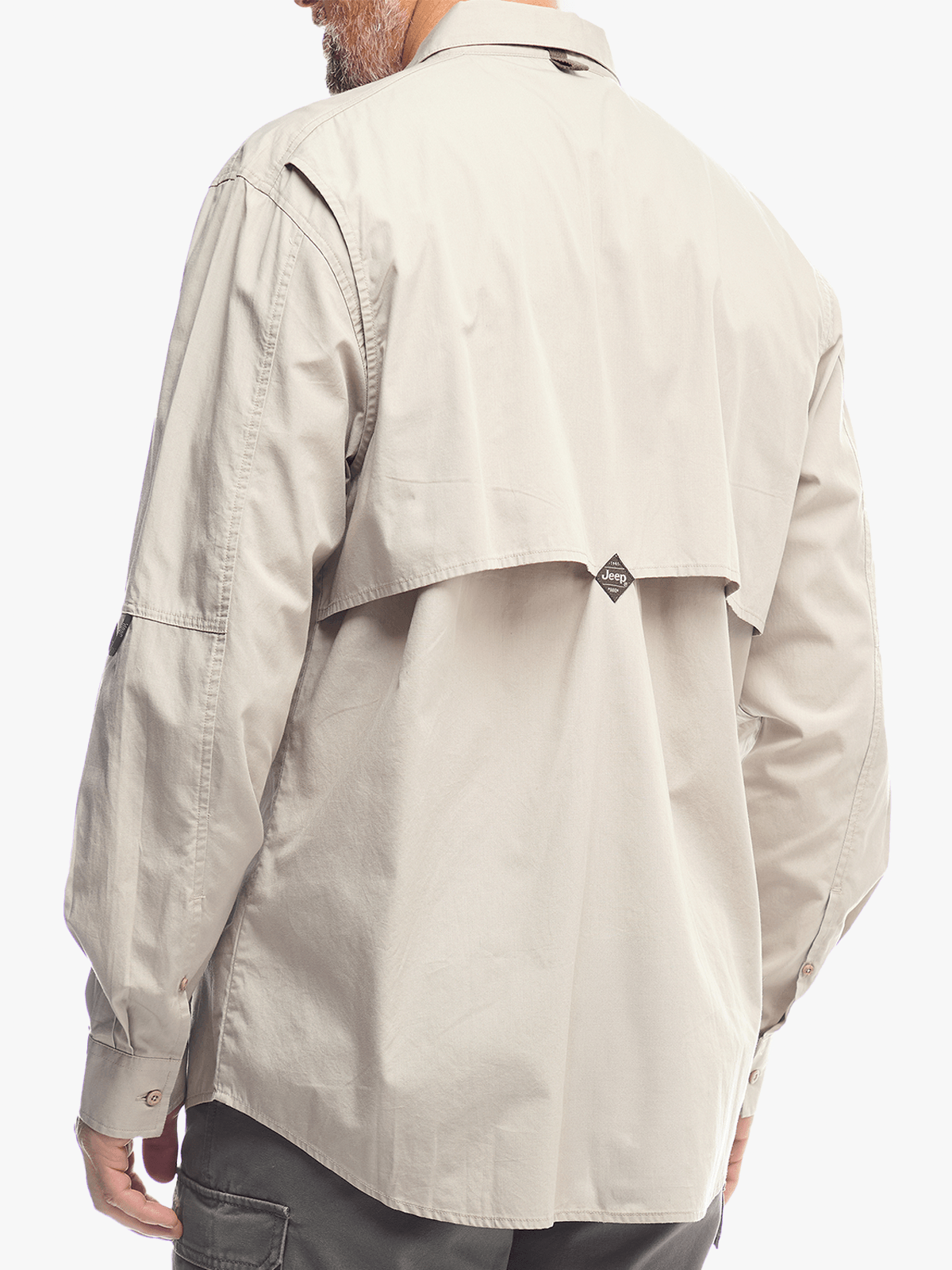 Jeep Mens Tackle Shirt In Khaki