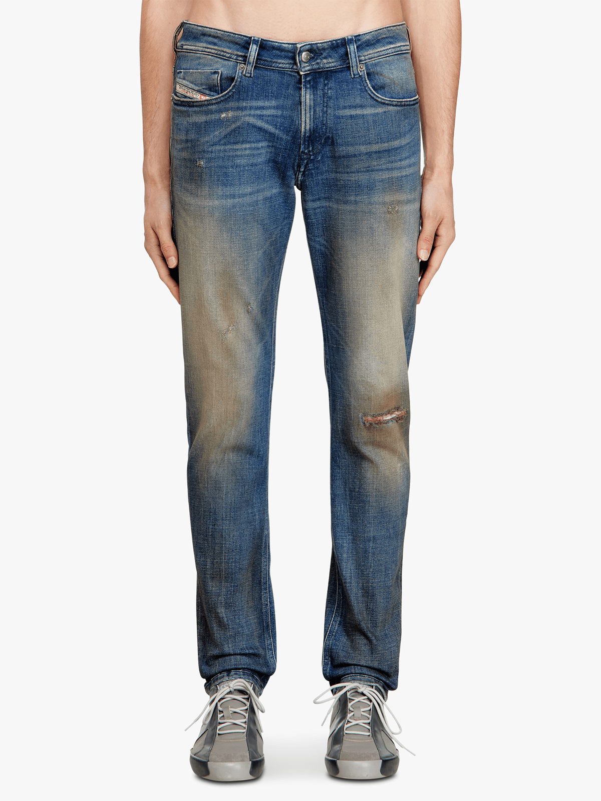 Diesel Mens M-1979 Sleenker  L.32 001 Jeans In Blue