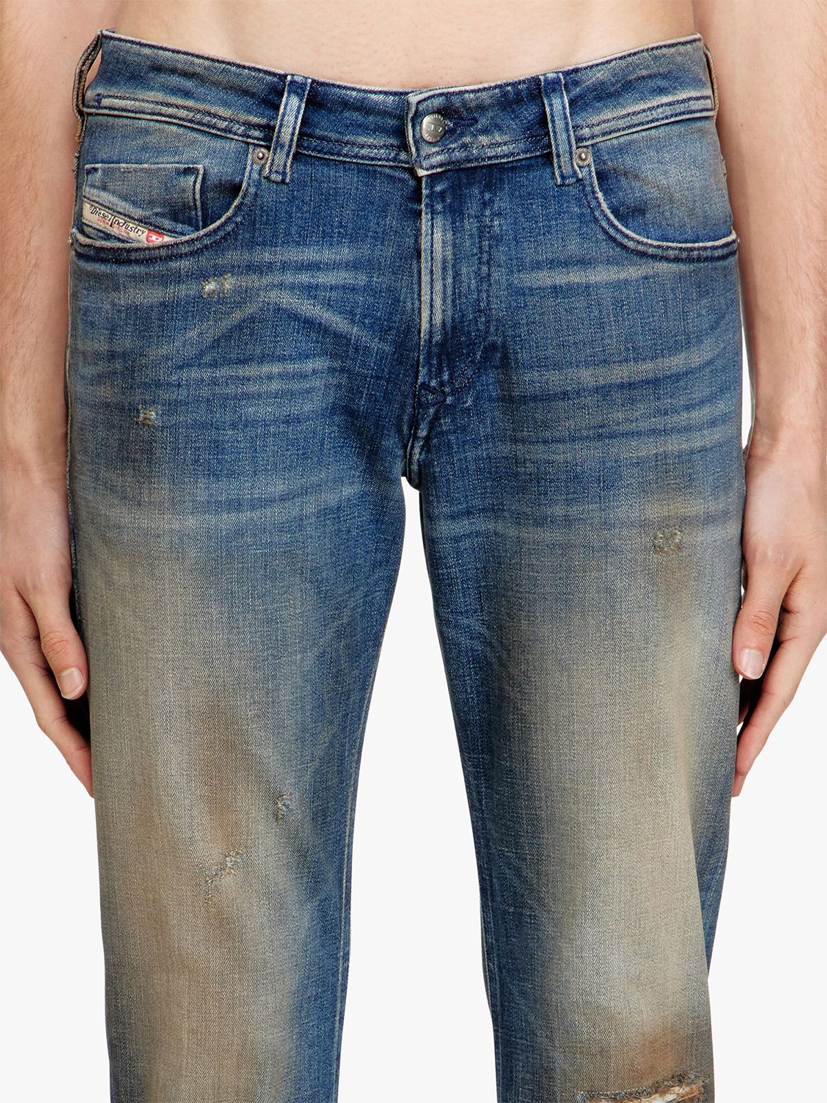 Diesel Mens M-1979 Sleenker  L.32 001 Jeans In Blue