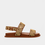 Polo 0078842 Ladies Jacquard Moulded Trim Sandal Stone